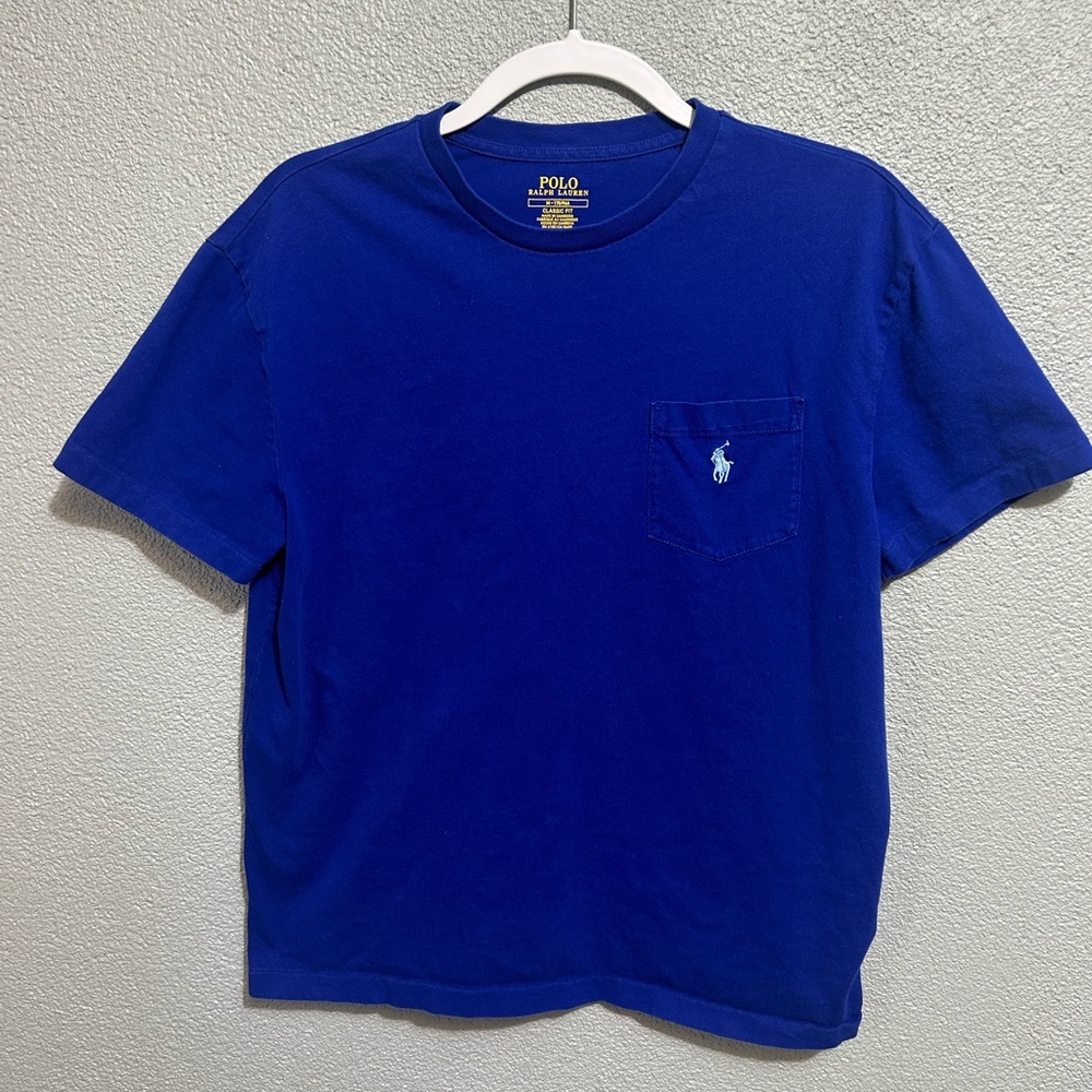 Polo Ralph Lauren Blue Tee with Logo size medium